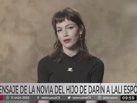 Polémico zócalo: se refirieron a Úrsula Corberó como "la novia del hijo de Darín"