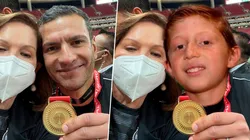 La actriz de 'Vecinos' Ana Bertha Espín festejó el campeonato del Tri con su hijo Jaime Lozano y los memes no faltaron.