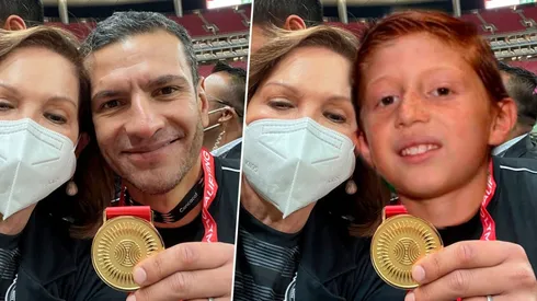 La actriz de 'Vecinos' Ana Bertha Espín festejó el campeonato del Tri con su hijo Jaime Lozano y los memes no faltaron.