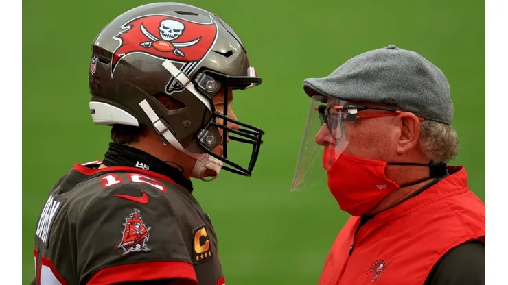 Tom Brady y Bruce Arians