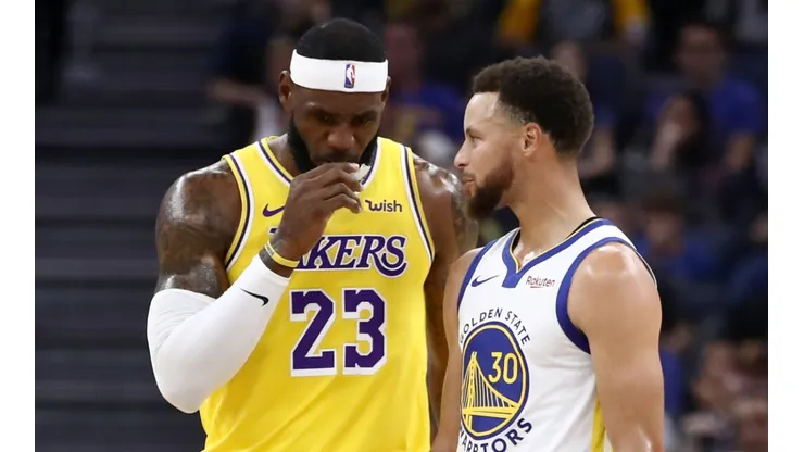LeBron James y Stephen Curry