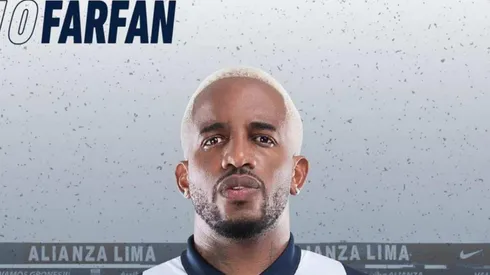 Jefferson Farfán usará la 10 en Alianza Lima.