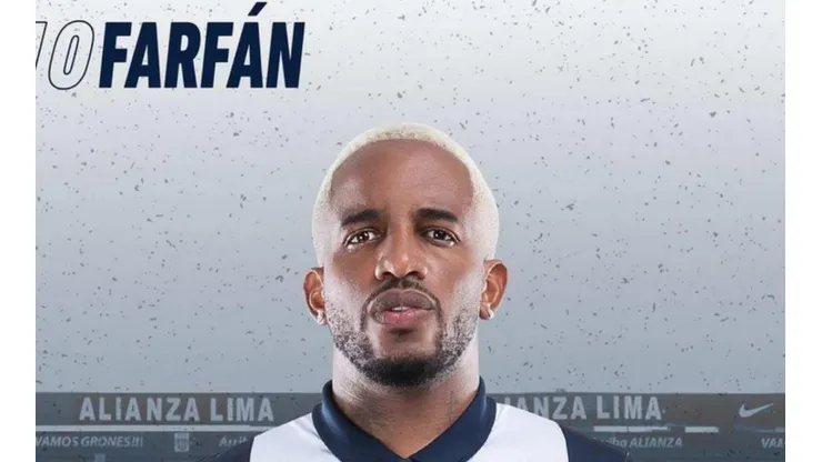 Jefferson Farfán usará la 10 en Alianza Lima.