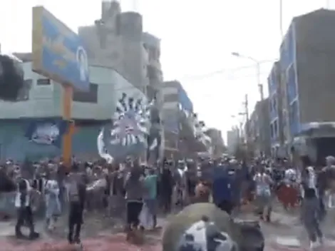 Hinchas de Alianza Lima se aglomeraron en las afueras de Matute
