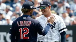 Francisco Lindor y Gio Urshela