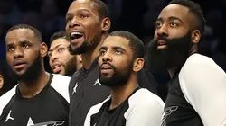 LeBron James, Kevin Durant, Kyrie Irving y James Harden