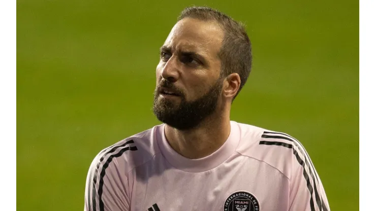 Gonzalo Higuaín, delantero del Inter Miami