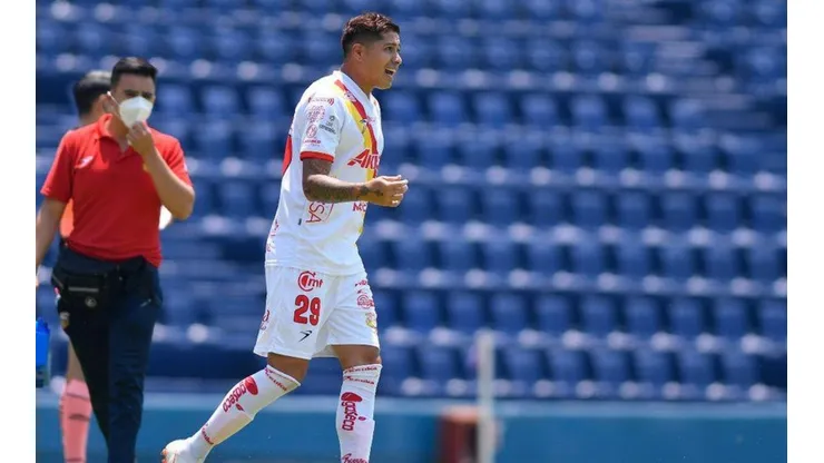 El gesto de Diego Jiménez en Atlético Morelia.