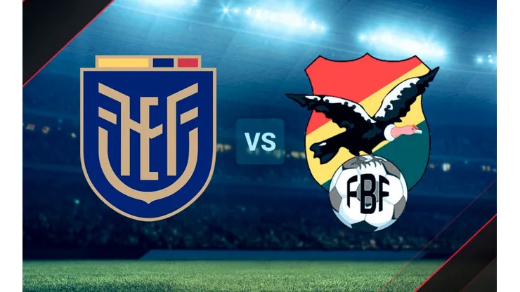 Ecuador vs. Bolivia, amistoso internacional.