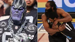 Disfraz de Thanos, James Harden y Kyrie Irving