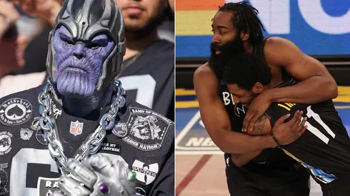 Disfraz de Thanos, James Harden y Kyrie Irving