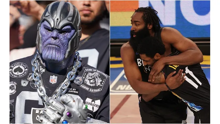 Disfraz de Thanos, James Harden y Kyrie Irving