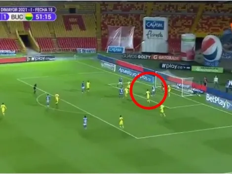 Blooper: 'Chicho' Arango sacó debajo del arco lo que era el segundo gol de Millos