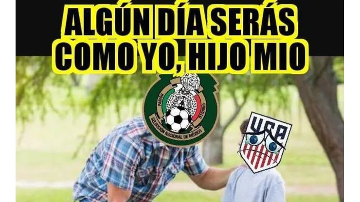 Memes tras la derrota de Estados Unidos.