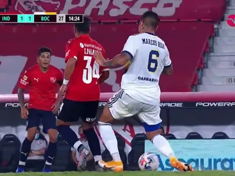 A Loustau se le fue el partido de las manos: durísimo pisotón de Rojo a Palacios