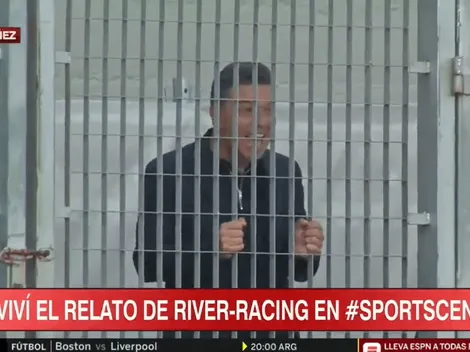 Es viral: el video de Gallardo agarrándose de la reja como un hincha más