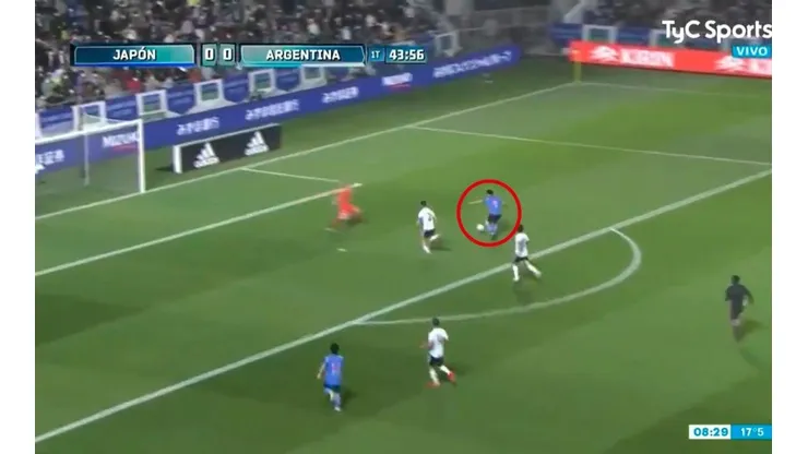 Video: la Sub 23 de Argentina marcó mal y Japón no perdonó