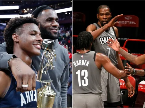 El hijo de LeBron James reta a los Nets y reacciona a la llegada de Aldridge