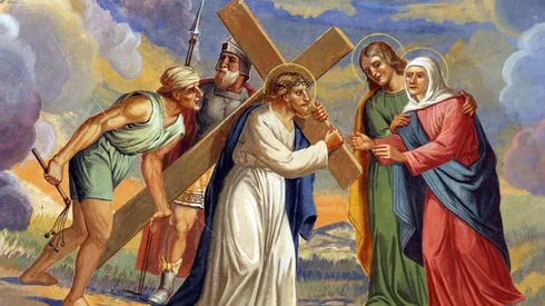 El Vía Crucis se conmemora el Viernes Santo.