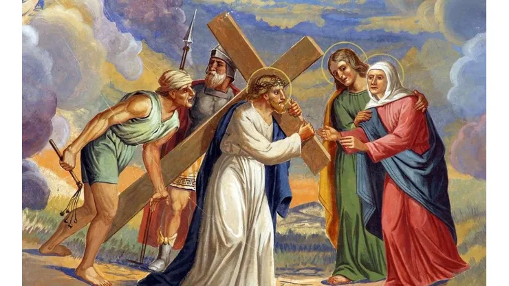 El Vía Crucis se conmemora el Viernes Santo.