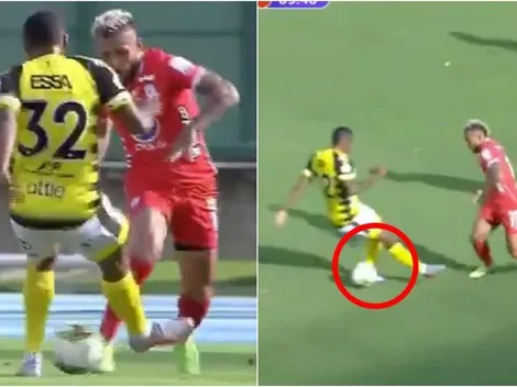 Que grosero: espectacular 'Túnel' de Duvan Vergara contra Alianza Petrolera