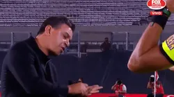 Gallardo le pegó al cuarto árbitro el descanso de su vida: "Pará que voy a anotar"