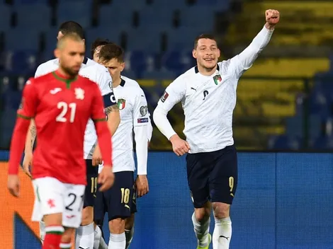 Italia barrió a Bulgaria como visitante y dio otro paso importante hacia Qatar