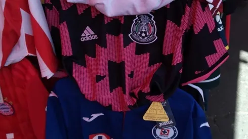 Playera de México versión pirata. (Foto Bolavip México)