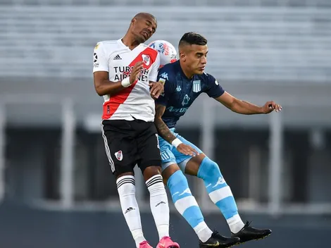 River no pudo romper el muro de Racing y se llevó un empate que no le sirve