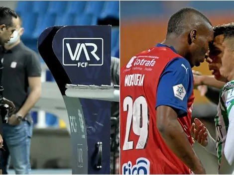 Insólito: se cayó la señal del VAR en pleno partido y salvó a Nacional de una roja