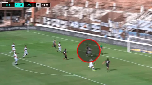 Video: Pierotti metió un hermoso taco y empató el partido para Colón