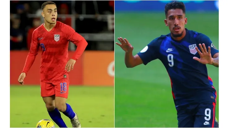 Sergiño Dest y Jesús Ferreira