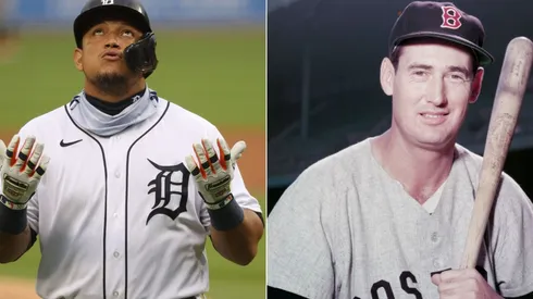 Miguel Cabrera y Ted Williams