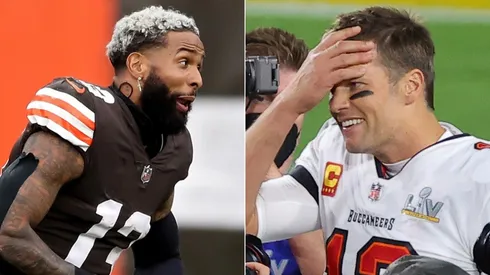 Odell Beckham Jr. y Tom Brady
