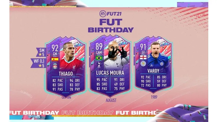 Estas son las nuevas cartas especiales del evento FUT Birthday en el FIFA 21