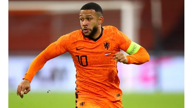 Memphis Depay, posible titular en el duelo de Países Bajos ante Letonia (Foto: Getty Images).
