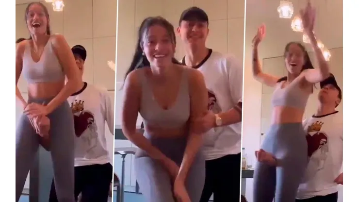 Oriana Sabatini subió un video a TikTok jugando con Dybala y se lo eliminaron