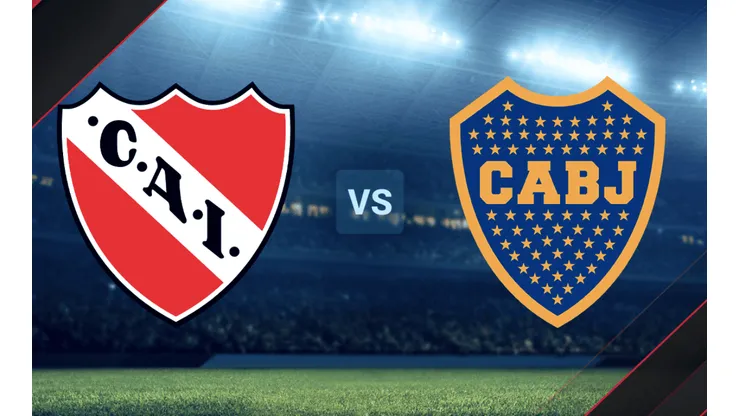 Independiente vs. Boca Juniors por la Copa de la Liga Profesional.