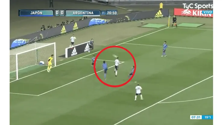Video: el golazo "palermeano" de Gaich que le dio el triunfo al Sub-23 de Argentina