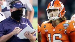 Bill Belichick y Trevor Lawrence