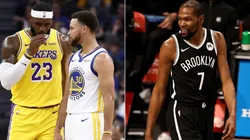 LeBron James, Stephen Curry y Kevin Durant
