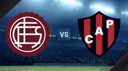 Lanús vs. Patronato por la Copa de la Liga Profesional.