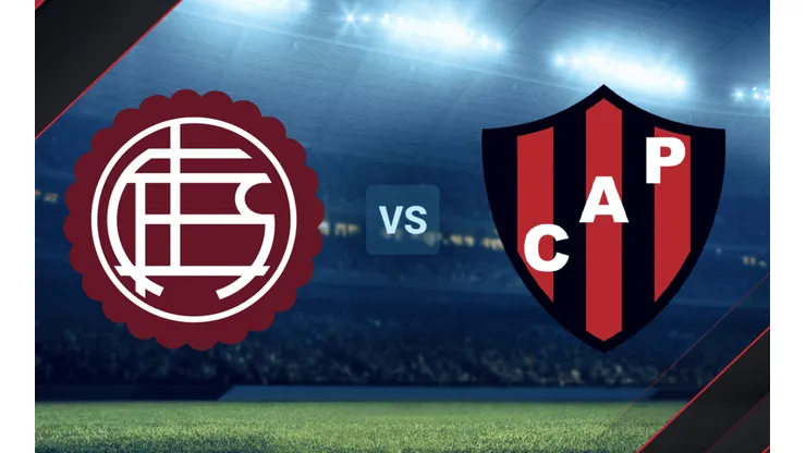 Lanús vs. Patronato por la Copa de la Liga Profesional.
