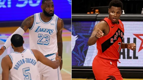 Talen Horton - Tucker, LeBron James y Kyle Lowry