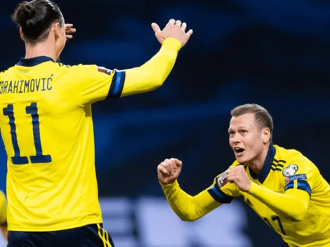 Ibrahimovic volvió, asistió y le dio a Suecia su primer triunfo en estas Eliminatorias