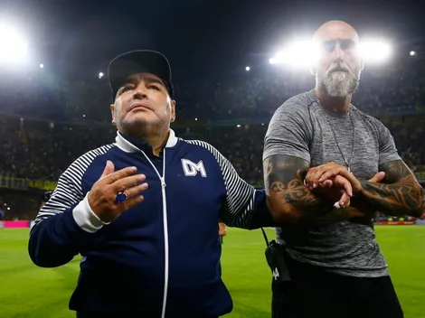 Video en Twitter: el diálogo Riquelme y el Diego que te hará llorar