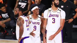 LeBron James, Rajon Rondo y Anthony Davis