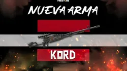 Nueva arma confirmada para Free Fire ¡La KORD llegará en la actualización de abril!