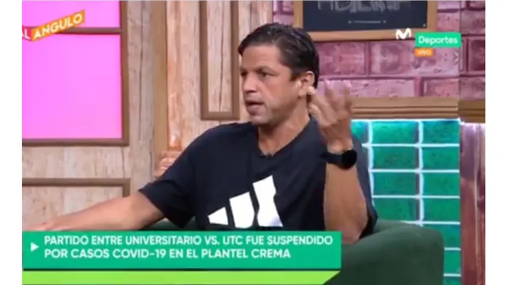 Pedro García es panelista de Al Ángulo en Movistar Deportes.
