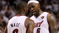 Dwyane Wade y LeBron James